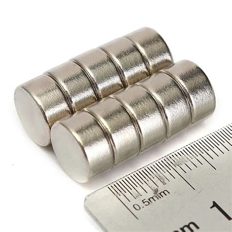 Buy 10pcs N52 Strong Magnets Cylinder Round Disc