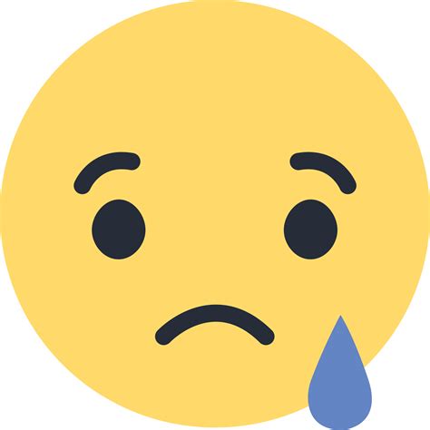 Facebook Triste Emoji Icone Image Png