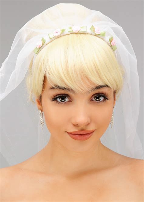 Hen Night Bride To Be White Veil On Headband