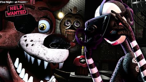 Marionette Plays Five Nights At Freddy S VR Help Wanted For The First Time YouTube