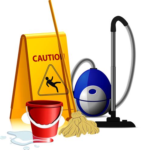 Clean Clipart Clean Floor Cartoon Cleaning Tools Png Download
