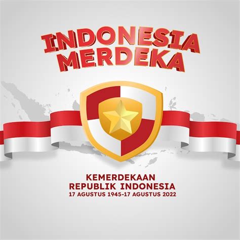 Premium Vector Hari Kemerdekaan Indonesia Means Indonesian