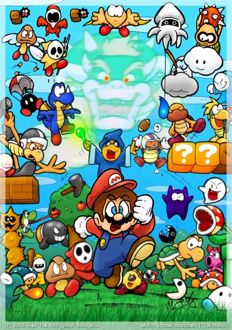 21 Years Of Enemies By Thebourgyman On Deviantart Mario Bros Super