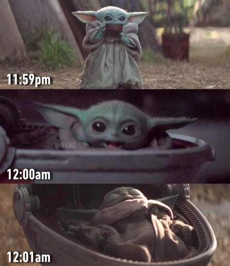 Baby Yoda Meme New Years Eve Knockin Jokes