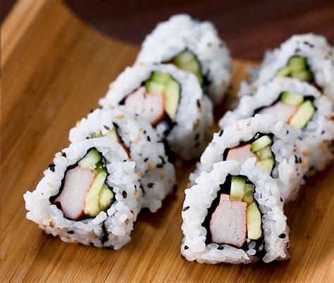 Easy California Sushi Roll