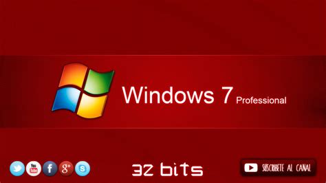 Windows 7 Professional 32 Bits En Español Imagen Iso 1 Link Enlace