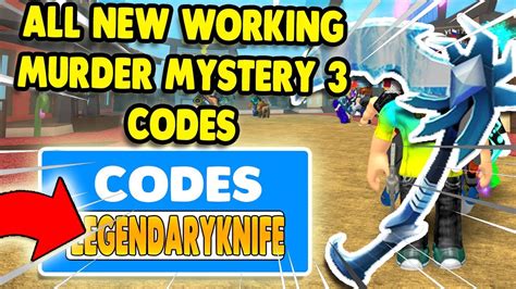 Murder mystery 2 is a fun game to play and things become more interesting if you can get roblox murder mystery codes. Roblox Murder Mystery 3 Codes Jan 2021 - Free Gift Codes