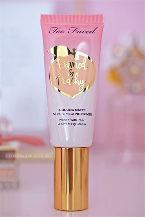 too faced primed and peachy cooling matte perfecting primer k a w a i i b l o g