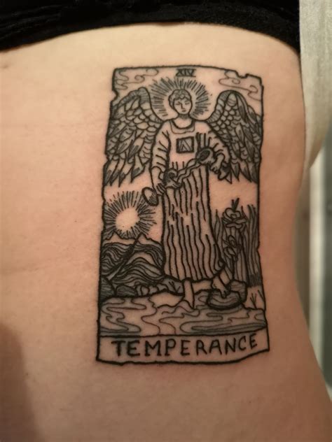 Temperance Tarot Card Done By Jemma Lee At Formerly Hepcat In Glasgow