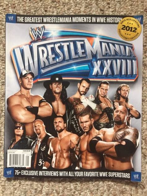 Wwe Wrestlemania Xxviii 2012 Collectors Edition Magazine Cena The