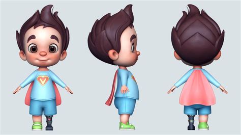 Cartoon Character Reference Images For 3d Modeling