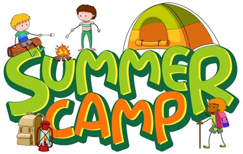 Kids Summer Camp Vector Art Icons And Graphics For Free Download