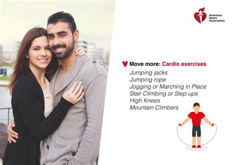 Move More Cardio Exercises American Heart Association Send A