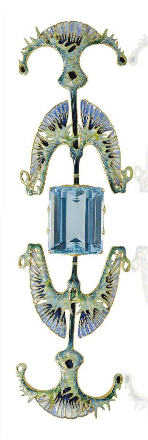 René Lalique Art Nouveau Thistle Devant De Corsage