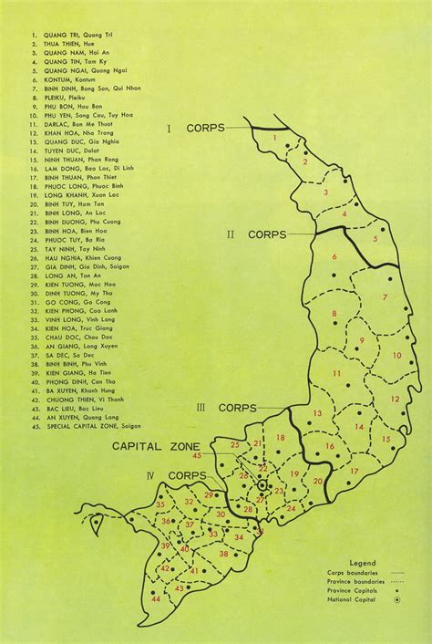 Maps Of Vietnam 1969