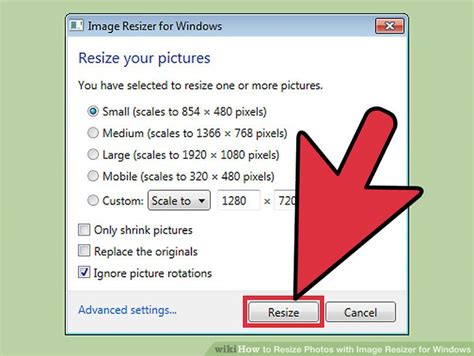 Resize & convert images, photos & pictures without losing quality. How to Resize Photos with Image Resizer for Windows: 9 Steps