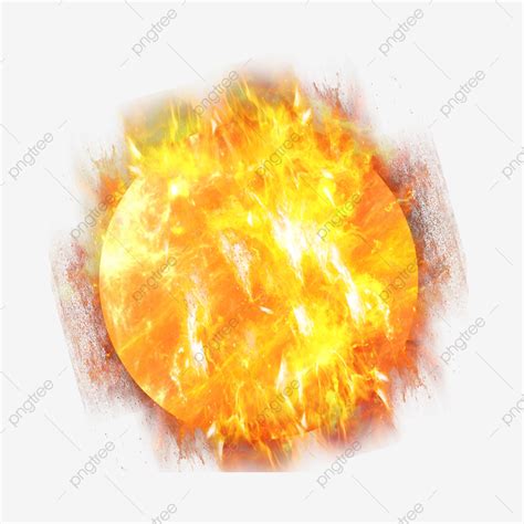 Fire Burning Ball Or Fire Sun, Fire, Fire Png, Fire 