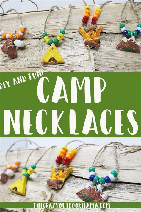 Summer Camp Craft For Kids Easy And Fun Camp Necklaces Summer Camp
