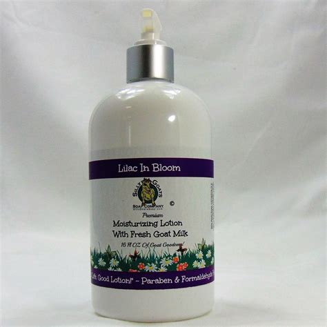 Lilac 16 Oz Goat Milk Lotion Handmade By Silly Goats Soap Co Silly
