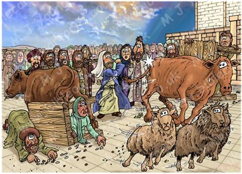 John 02 Jesus Clears The Temple Scene 03 Jesus Drives Out The