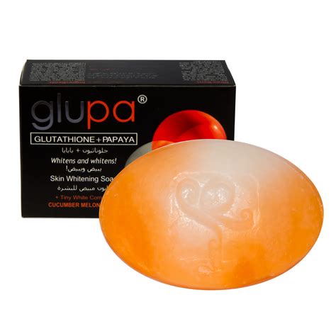Glupa Lightening Soap With Glutathione And Papaya Plus Vitamins C And E
