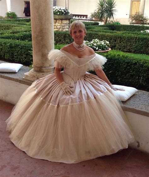 Victorian Prom Dress Victorian Ball Gown In Powdered Taffeta Etsy Victorian Ball Gowns
