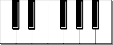 Piano Keys Printable