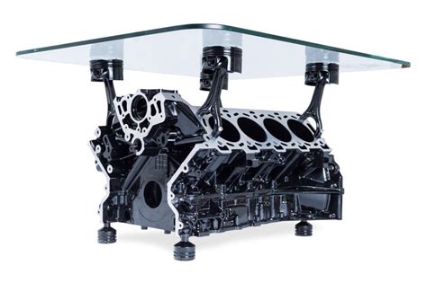 I have never seen another built the way mine is or indeed finished to anything like the same standard. Jaguar V8 Engine Coffee Table By Engine Table UK