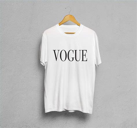 Vogue Tshirt White Unisex Graphic T Shirt White Tee