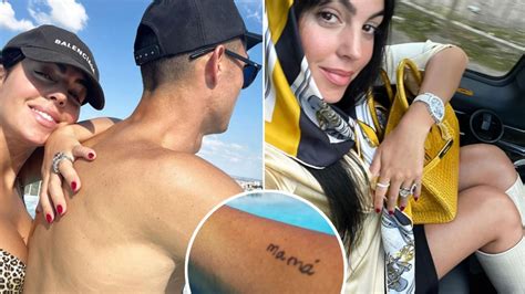 Georgina Rodriguez Shows Off Personal New Tattoo As She Enjoys Rooftop Pool In Portugal With