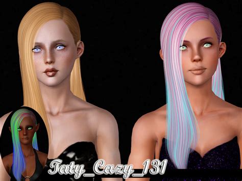 Cazy S 131 Hairstyle Retextured By Taty Sims 3 Hairs