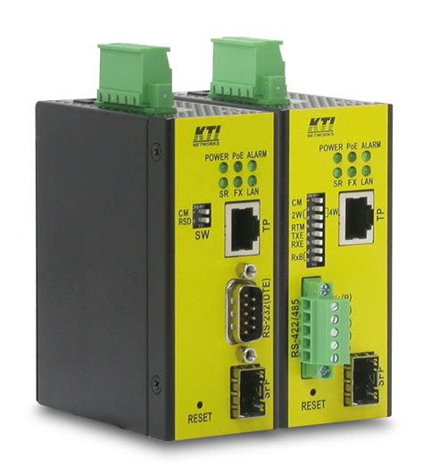 Serieller Industriekonverter mit PoE und SFP-Port - SPS-MAGAZIN