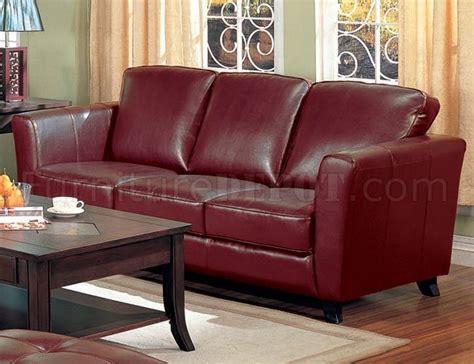 Shop for any type of sofa sets to suit you best! Genuine Burgundy Red Leather Contemporary Sofa & 2 Chairs Set