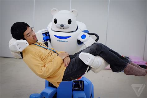This Cuddly Japanese Robot Bear Could Be The Future Of Elderly Care The Verge