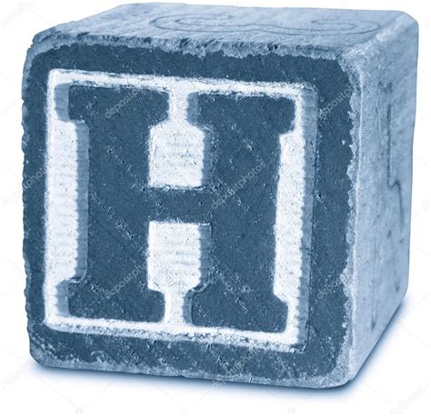 Photograph of Blue Wooden Block Letter H - Stock Photo , #Sponsored, #Wooden, #Blue, #Photograph ...