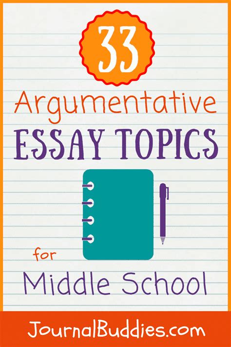 Argumentative Essay Writing Ideas For Middle School Writers