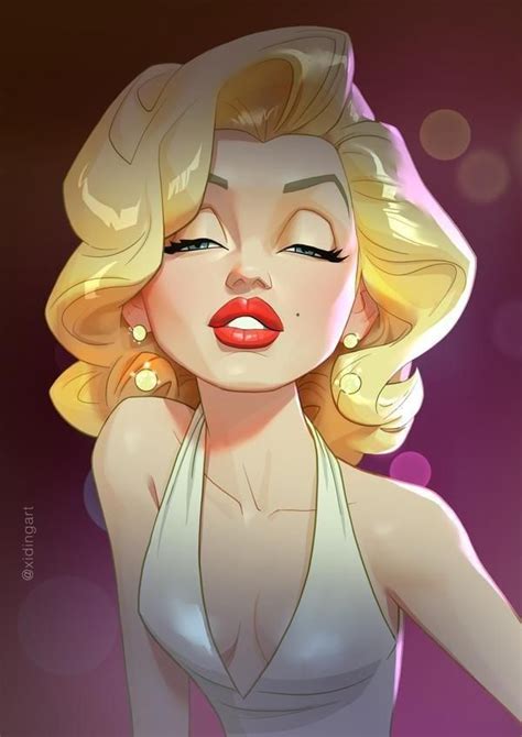 Karikatur Von Marilyn Monroe Von Xidingart Auf DeviantArt Sculpting