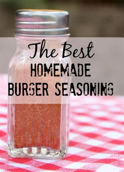 Homemade Hamburger Seasoning Recipe