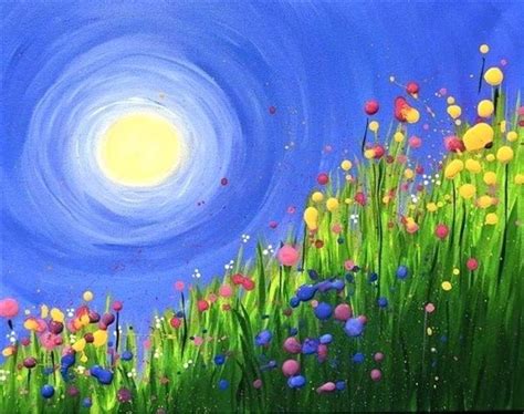 Easy Spring Canvas Painting Ideas For