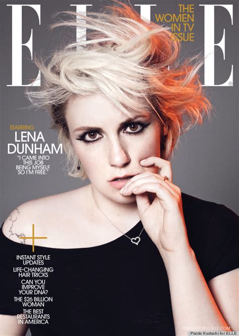 Lena, who's kicking off the new year as a brunette, stepped out this week for the girls season four premiere, as the new season starts in february. Lena Dunham Has A New, Edgy Look In Elle's February Issue ...