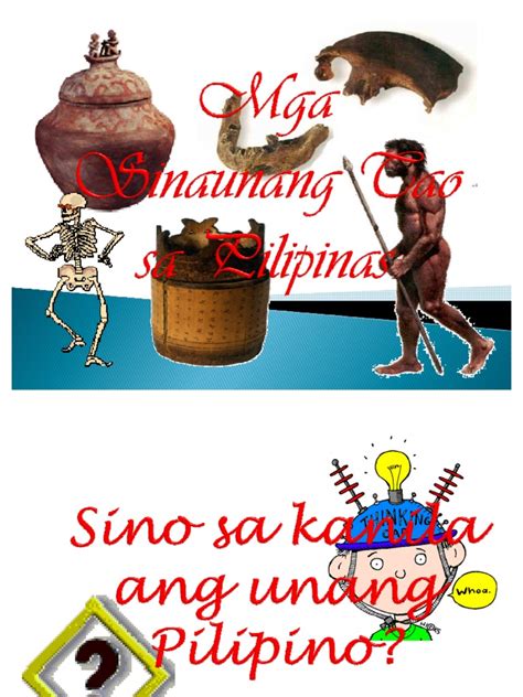Mga Sinaunang Tao Sa Pilipinas