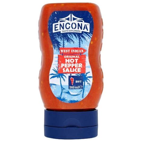 Encona West Indian Original Hot Pepper Sauce 285ml