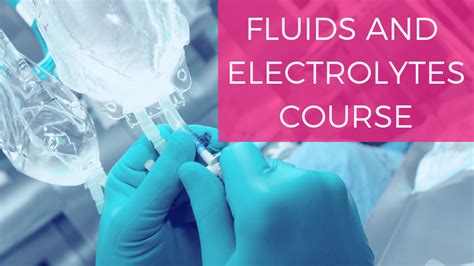 Fluids And Electrolytes Nursingsos