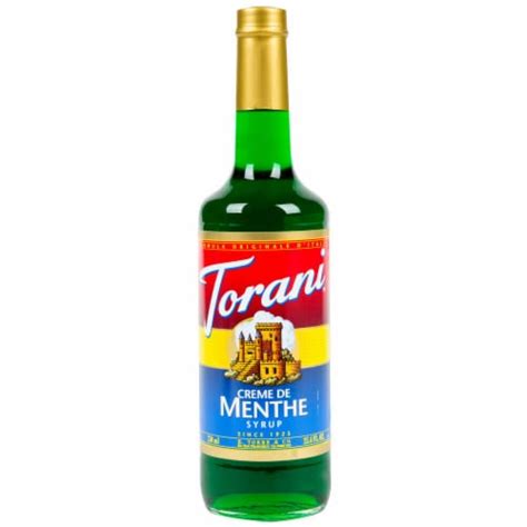 Torani Flavoring Syrup Creme De Menthe 1 Bottle 750 Ml Kroger