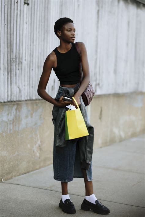 On Day Of New York Fashion Week Street Style Was All About Transitional Dressing Fashionista