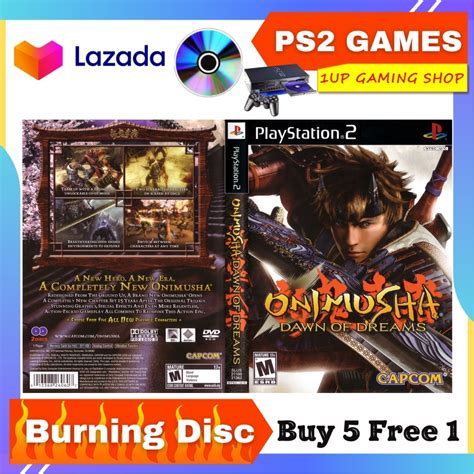 Kaset Dvd Game Ps2 Onimusha Dawn Of Dreams 2 Disc Lazada Indonesia