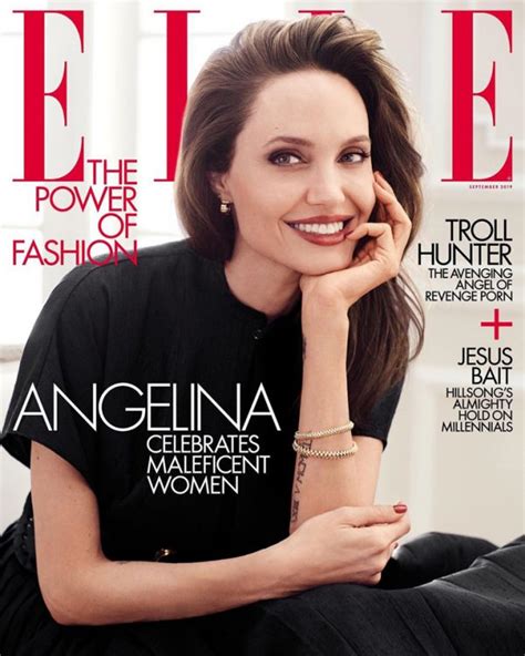Angelina Jolie Is The Cover Star Of Elle Magazine September 2019 Issue