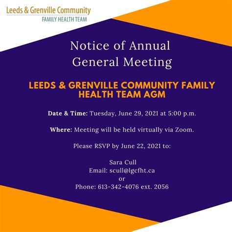 Notice Of The Annual General Meeting Lgcfht
