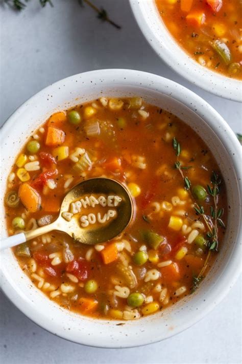 Alphabet Soup Food With Feeling