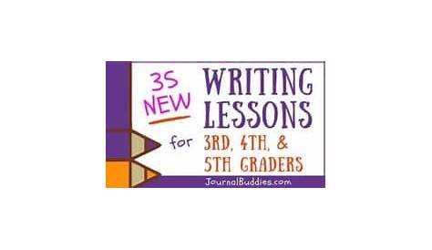 Writing Lessons for Grade 3, 4, and 5